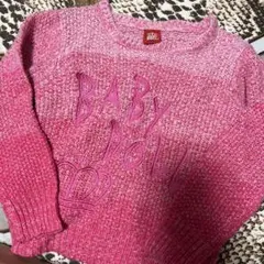 BABYDOLL ニット ピンク 120cmのサムネイル