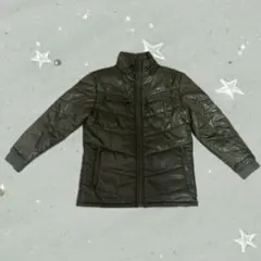 130cm ダウンコート 宇宙パッチ付き