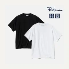 ユニクロ Ron Herman 半袖Tシャツ 白黒2枚セット　Mサイズ