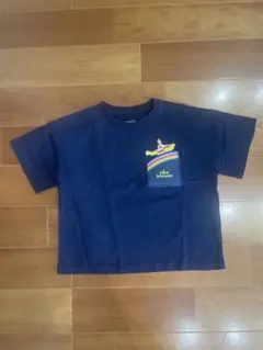 イエローサブマリン刺繍ネイビーTシャツ 100cm~