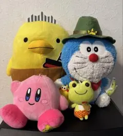 バリィさん カービー他 ぬいぐるみ リュック ポーチ ファスナー付きのサムネイル