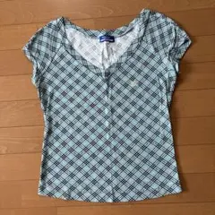 バーバリーブルーレーベル　フレンチスリーブカットソー