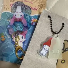 マイメロセット　サンリオ ぷかぷかアクリルキーホルダー おばけのサムネイル