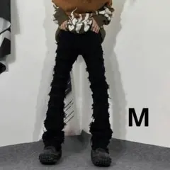 クラッシュデニム RickOwens ブラック ALYX ミニマル y2k M1のサムネイル