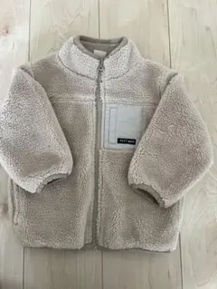 petit mainフリース ベージュ アウター90cm