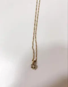 AHKAH Shalan クロス ネックレス K18YG ダイヤモンド - メルカリ