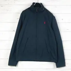 ポロラルフローレン　ジャケット　ポニー刺繍　裏フリース　黒　Ｓ 284