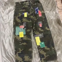 XLARGE 迷彩バギーデニム