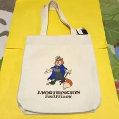 Disney　ピノキオ　正直ジョン　トートバッグ　ファウルフェロー　ディズニー