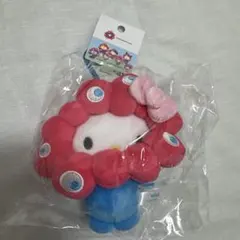 新品未開封★限定ミャクミャクなりきりぬいぐるみBC ハローキティ