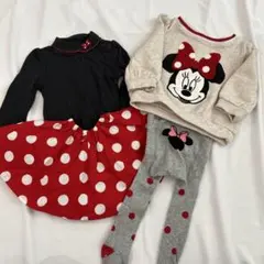 Disney GAP Baby ミニーコーデセット 6-12ヶ月　おまけ付き