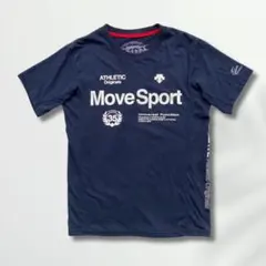 DESCENTE Move Sport Tシャツ ネイビー 半袖 Mサイズのサムネイル