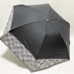 ランバンオンブルー♡折りたたみ日傘 晴雨兼用パラソル 遮光 黒レースのサムネイル