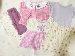 キッズ 子供服 Tシャツ レギンス　まとめ売り6枚セット　90 95 保育園着
