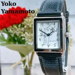 【稼動品/新品電池】Yoko Yamamoto イラスト 腕時計　山本容子