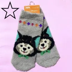⭐︎ ダッフィー くつ下 靴下 ディズニーシー　ソックス　黒猫　ハロウィーン