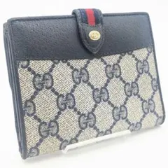 ⭐清掃済⭐ 希少 GUCCI グッチ 二つ折り財布 GG オールドグッチ 多機能