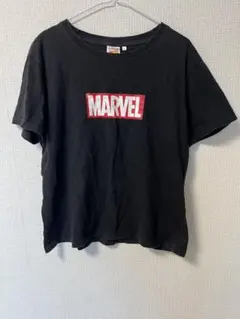 MARVEL ブラック Tシャツ XL メンズM-L位　GUのサムネイル
