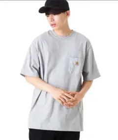 carhartt カーハート ポケットTシャツ　グレー オーバーサイズ