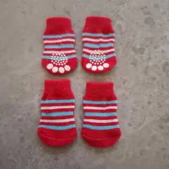 犬用　滑り止め付ソックス