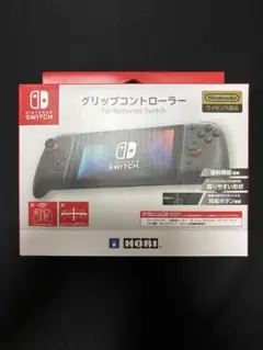 グリップコントローラー for Nintendo Switch クリアブラック