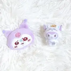 ちいかわ×サンリオ　♡クロミ　モモンガ♡♡ ヘアクリップ　フロッキーマスコット