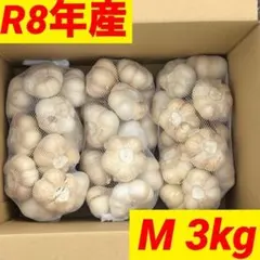 大特価】新物 青森県産にんにく L 3kg 福地ホワイト 家庭用 加工用