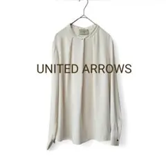 ​ユナイテッドアローズ バンドカラータックブラウス