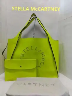 AQY19 ステラマッカートニー パンチングロゴ トートバッグ ポーチ付き