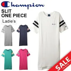 特別価格☆チャンピオン✴ロゴTシャツスリットワンピース#308