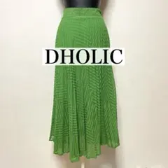 DHOLIC ディーホリック シアー ロングフレアスカート プリーツ　マキシ丈のサムネイル