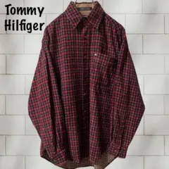 TOMMY HILFIGER コーデュロイ チェックシャツ