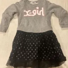 x-girl 星柄スカート付きドレス