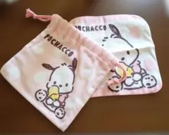 ポチャッコ　巾着とタオルハンカチ