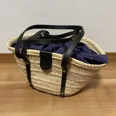 mononogu モノノグ かごバッグ ピクニック 天然草 籠 Taza