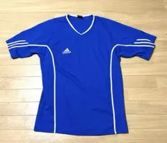 00s old adidas アディダス 刺繍ロゴ ゲームシャツ 半袖