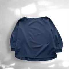 美品✨プラステ PLST ドルマンスリーブ カットソー M ネイビー 濃紺のサムネイル