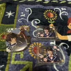 刀ミュ　博覧会メモスタンド、TDCコラボ缶バッジセット堀川国広