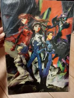 エヴァンゲリオン3Dポスターと綾波レイ フィギュア