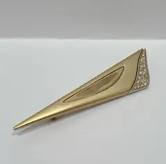 ゴールドクリスタルブローチ