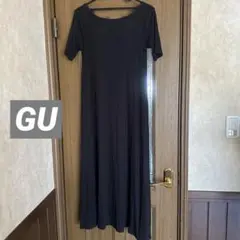 GU ロング丈ワンピース　カップ付