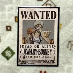 【ワンピース】ボニー（麦わらストア 手配書ブロマイド）