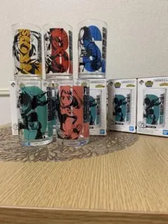 ヒーローアカデミアの1番くじのグラスセット