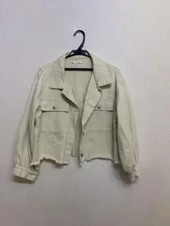 RETRO GIRL アイボリー　デニムジャケット