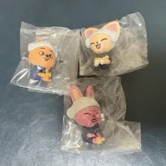 スキズ SKZOO サウナフィギュア ガチャ 3点セット