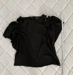 ナノユニバース　黒色　フリーサイズ　カットソー トップス　レディース