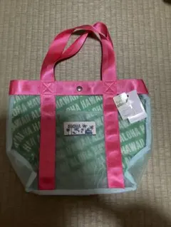Kahiko トートバッグ BAG グリーン/ピンク 新品未使用タグ付きのサムネイル