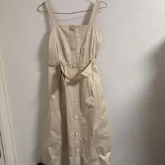 evelyn ベージュ　トレンチワンピース