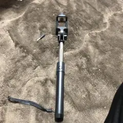 自撮り棒 ブラック 約長さ95cmジャック接続