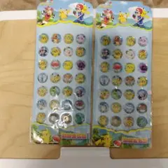 ポケモン 丸型シール 2枚セット
